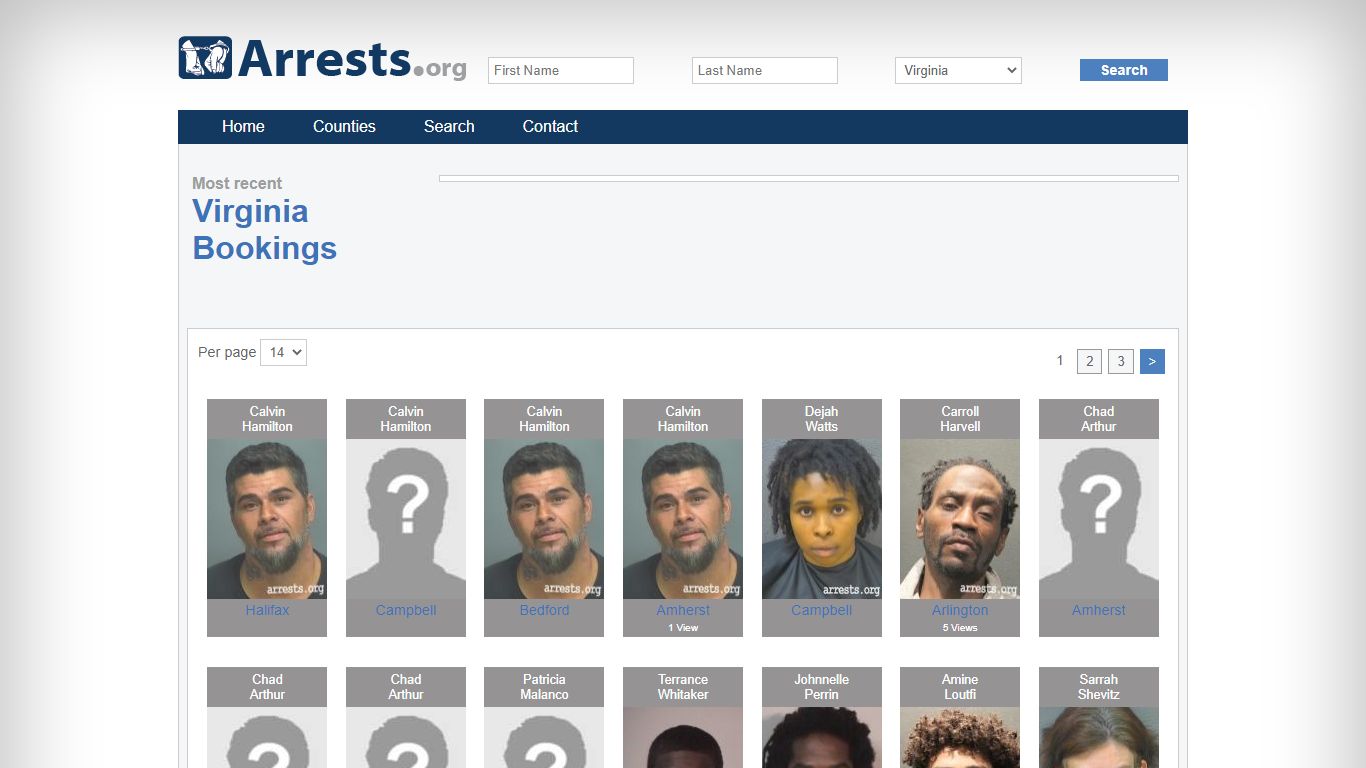 Virginia Arrests and Inmate Search